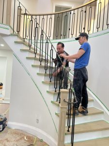 Railing installation