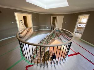 staircase renovation prep